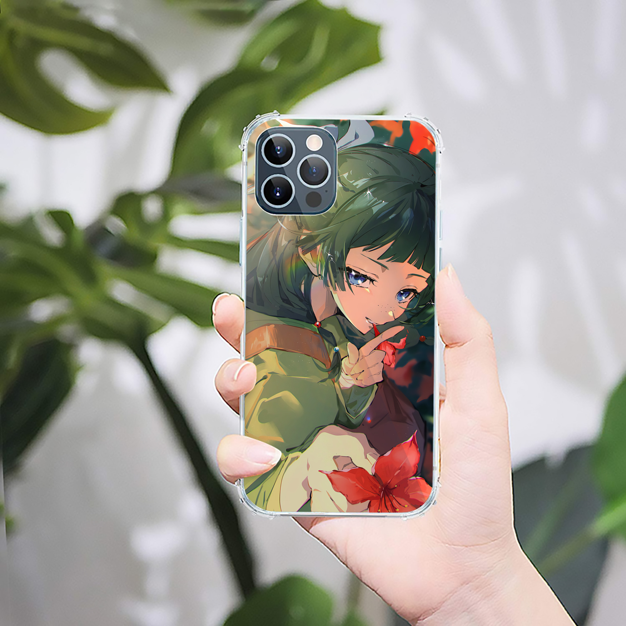 （画像用） 薬屋のひとりごと The Apothecary Diaries 【iPhone 12シリーズ対応】透明スマホケース（クリアソフトケース）